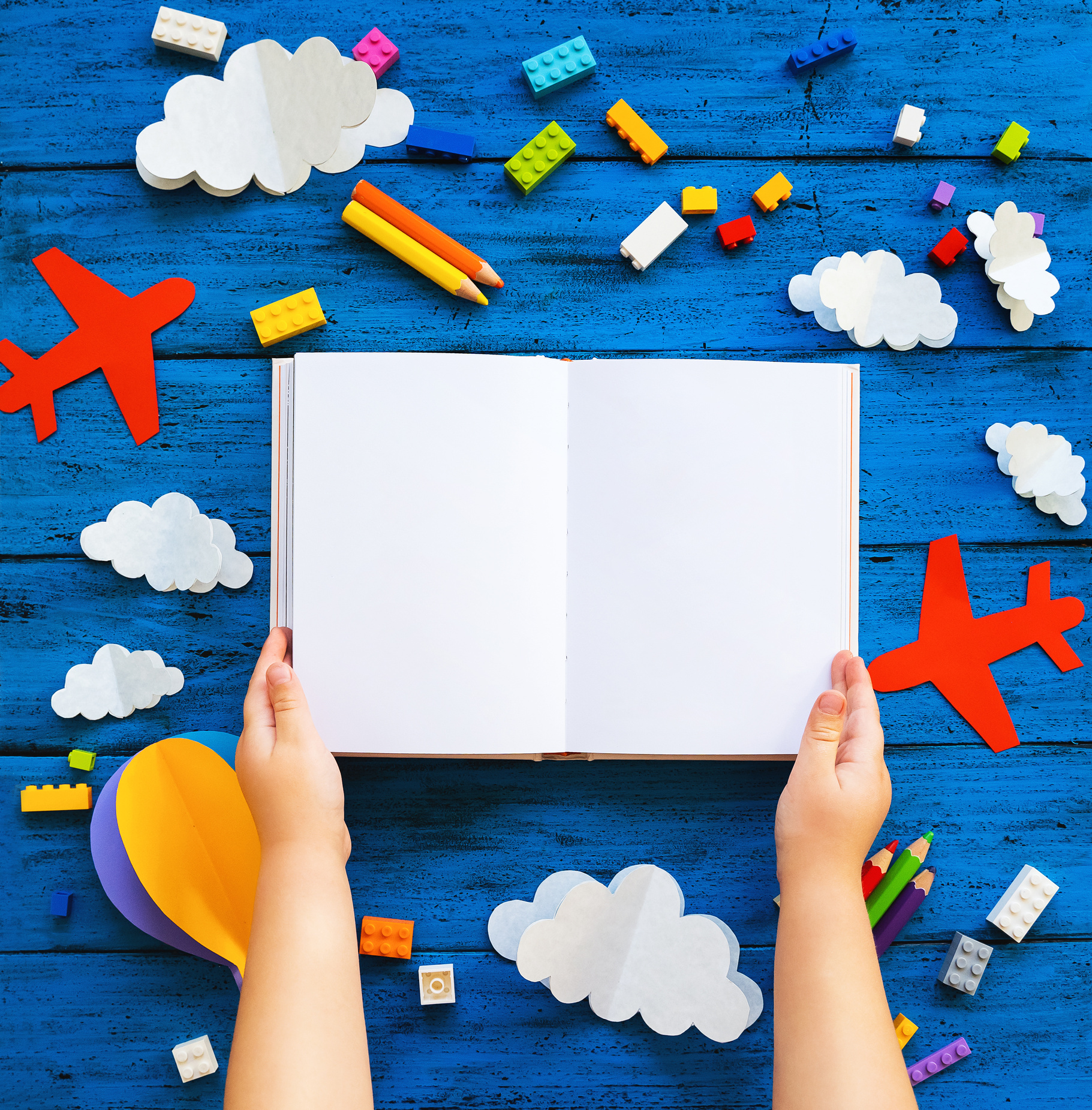 Colourful creative children's background